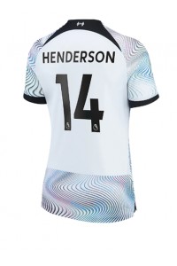 Liverpool Jordan Henderson #14 Voetbaltruitje Uit tenue Dames 2022-23 Korte Mouw